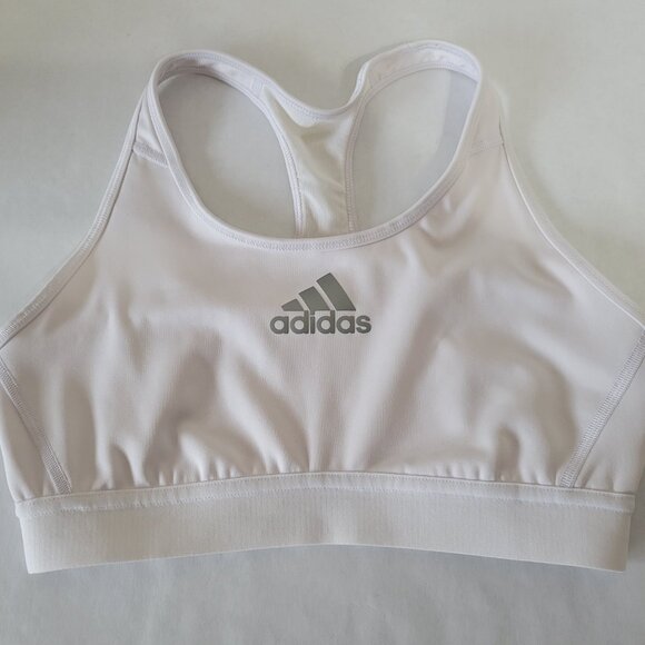 Adidas Sport Bras Support Mesh Racerback - Black & White - Lot of 4 - Size Med - Picture 9 of 12